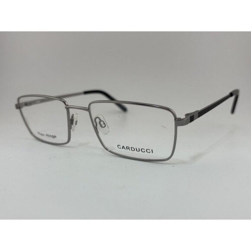 1 CARDUCCI Flex Hinge CD7142 GUN 54-18-140 Silver Eyeglass Frames